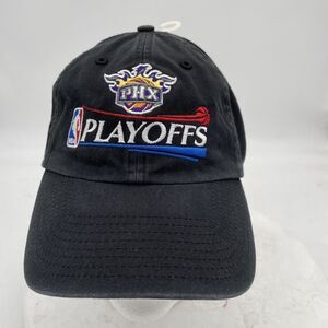 Phoenix Suns Hat - 47 Brand  Clean Up  Black Adjustable  Cotton Playoffs